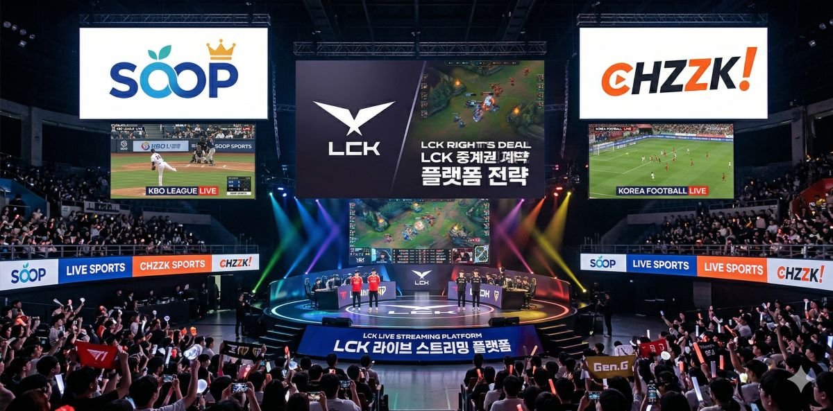 How SOOP and CHZZK Divided the Korean Live Sports Streaming Market — and What the LCK Rights Deal Tells Us About Platform Strategy